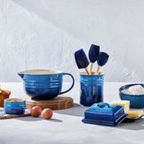 Le Creuset Stoneware Small Utensil Jar Azure in Blue - Image 02