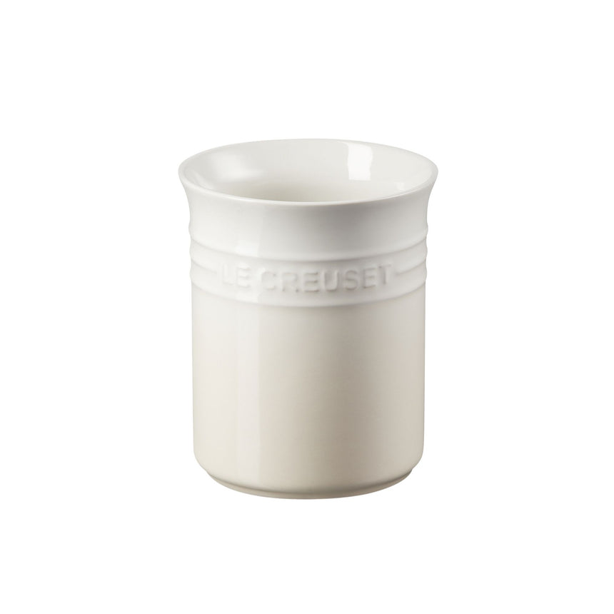 Le Creuset Stoneware Small Utensil Jar Meringue - Image 01