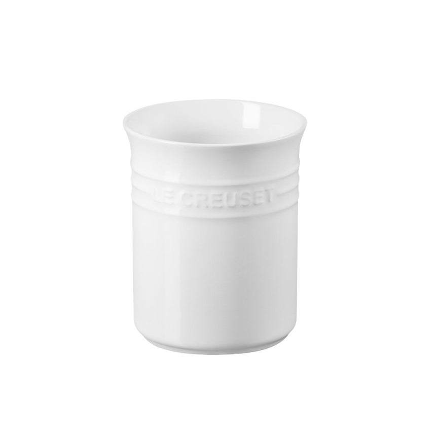 Le Creuset Stoneware Small Utensil Jar in White - Image 01