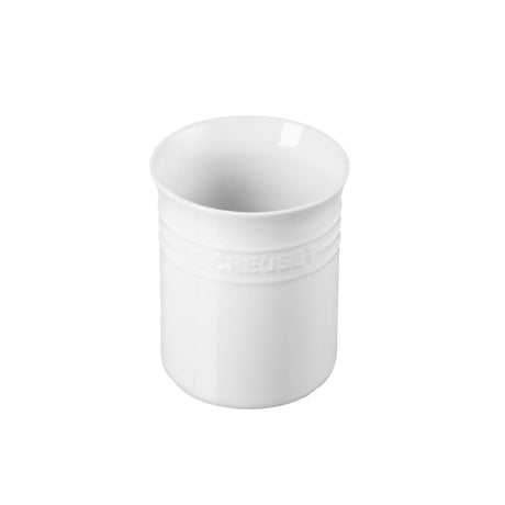 Le Creuset Stoneware Small Utensil Jar in White - Image 02