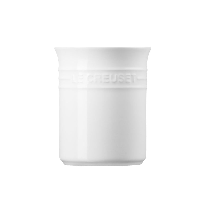 Le Creuset Stoneware Small Utensil Jar in White - Image 03