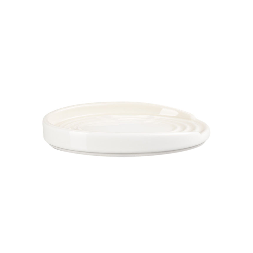 Le Creuset Stoneware Oval Spoon Rest Meringue - Image 02