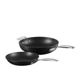 Le Creuset Toughened Non Stick 2pc Shallow and Deep Frypan Set 24 & 28cm - Image 01