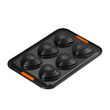 Le Creuset Toughened Non Stick Bakeware 6 Cup Heart Tiered Tray - Image 03