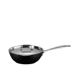 Le Creuset Toughened Non Stick Chef's Pan with 2 Pouring Spout 24cm - Image 01