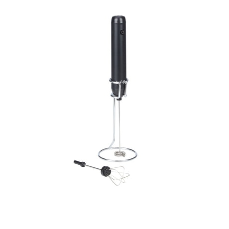 Leaf & Bean 2 in 1 Handheld Rechargeable Milk Frother Black - Image 01