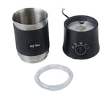 Leaf & Bean Detachable Milk Frother and Warmer in Black - Image 03