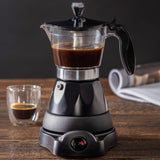 Leaf & Bean Electric Espresso Maker 3 Cup - Image 02