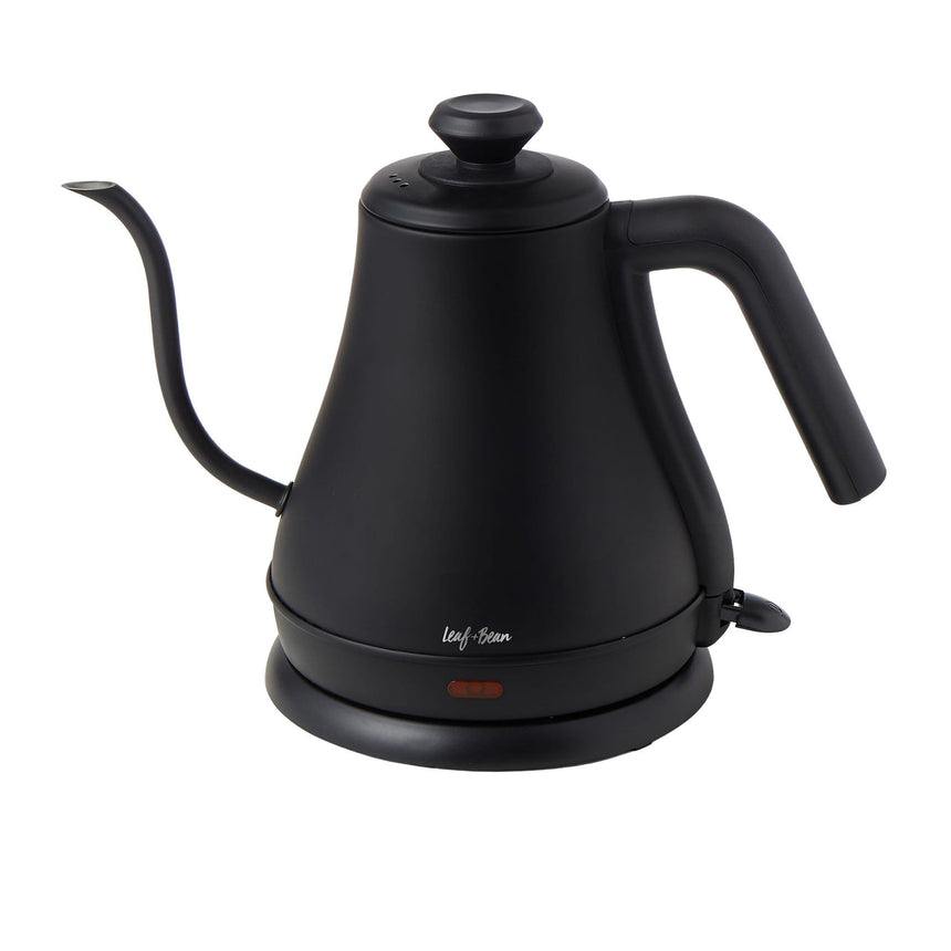 Leaf & Bean Electric Goose Neck Kettle 800ml in Black - Image 01