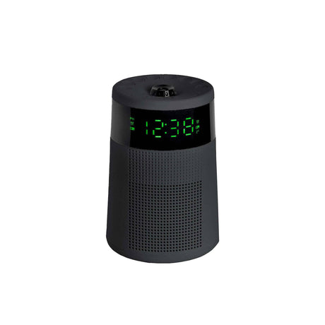 Lenoxx AM/FM Clock Radio with Projector Black - Image 01