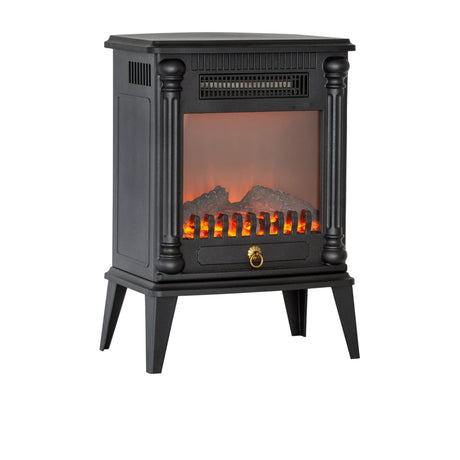 Lenoxx Electric Log Fireplace Heater - Image 01