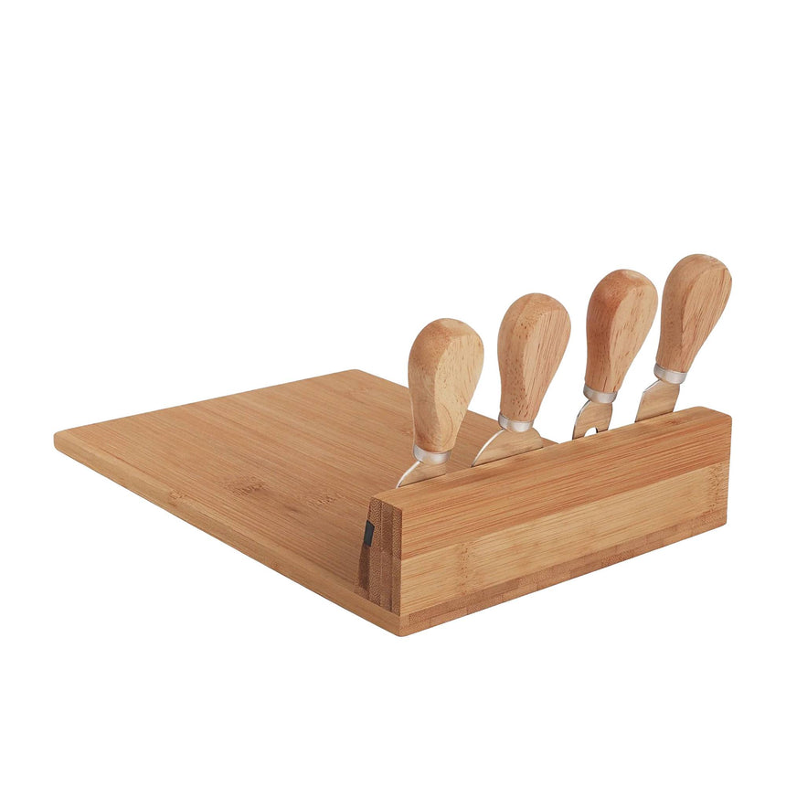 Living Today Bamboo Cheese Board and Knife Set - Image 06