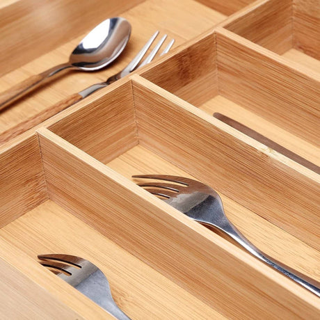 Living Today Bamboo Cutlery Tray - Image 02