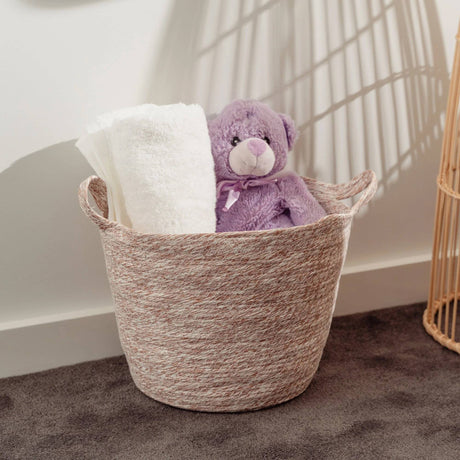 Living Today Cotton Rope Storage Basket Set 2pc - Image 02