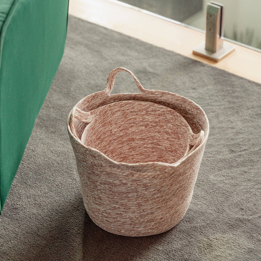 Living Today Cotton Rope Storage Basket Set 2pc - Image 03