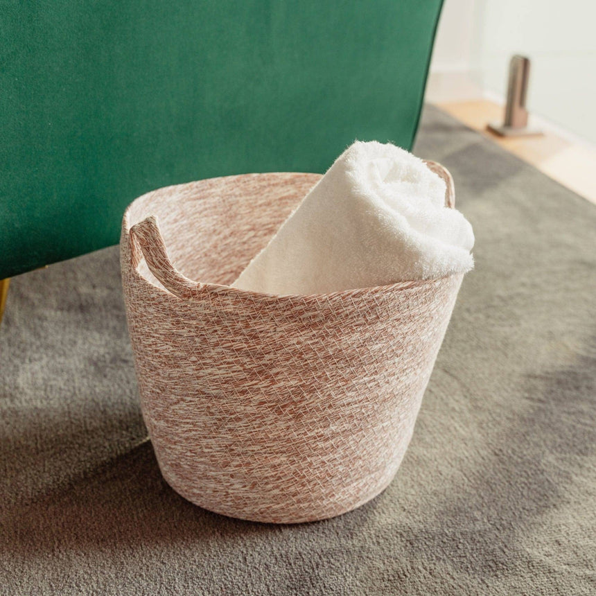 Living Today Cotton Rope Storage Basket Set 2pc - Image 04