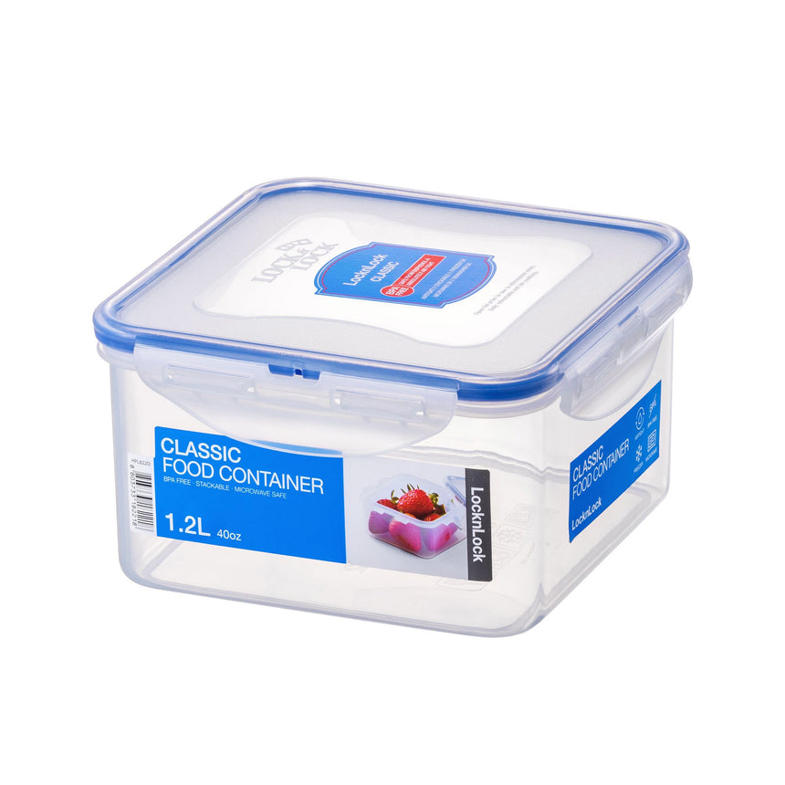 Lock & Lock Square Short Food Container 1.2 Litre - Image 01