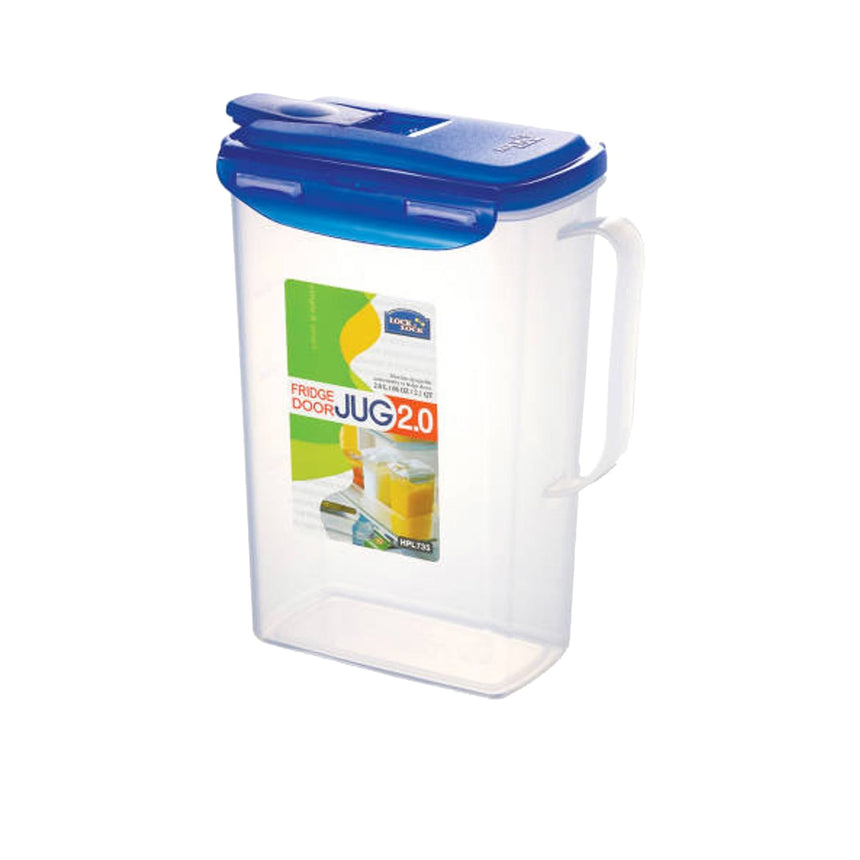 Lock & Lock Rectangular Water Jug 2 Litre (HPL735) - Image 01