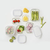 Lock & Lock Square Glass Container 500ml - Image 03