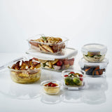 Lock & Lock Euro Glass Rectangular Container 2L - Image 03