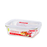 Lock & Lock Euro Glass Rectangular Container 1 Litre - Image 01