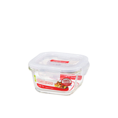 Lock & Lock Euro Glass Square Container 300ml - Image 01