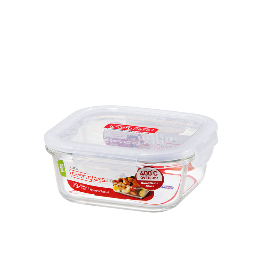 Lock & Lock Euro Glass Square Container 750ml - Image 01