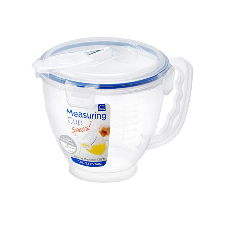 Lock & Lock Measuring Cup 1.0L with Lid & Flip Cap - Image 01