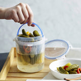 Lock & Lock Special Round Container with Draining Basket 700ml - Image 02