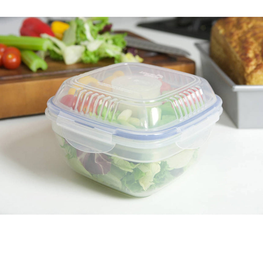 Lock & Lock Salad Lunch Box with Dividers 950ml - Image 04