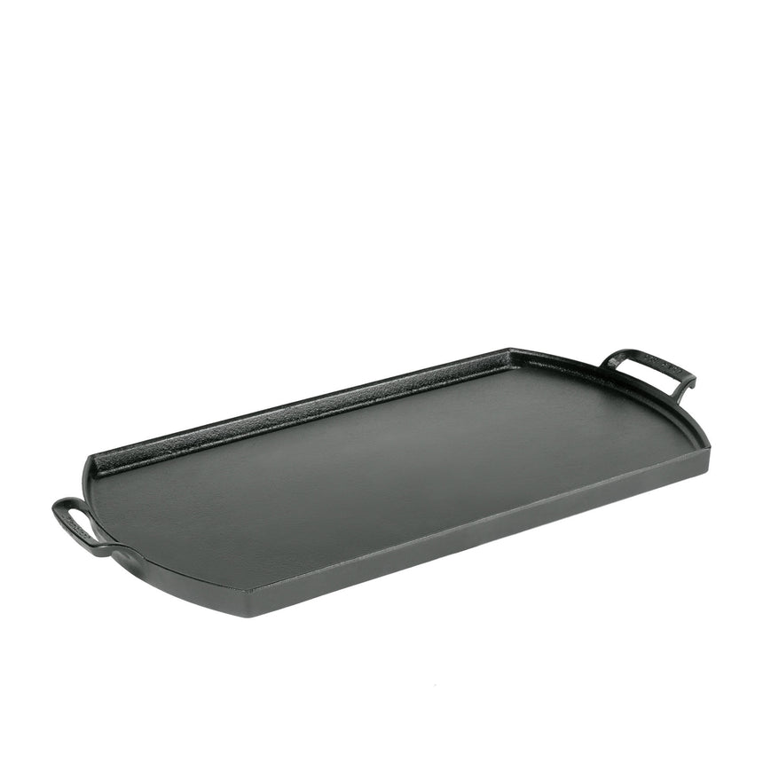 Lodge in Blacklock Triple Seasoned Cast Iron Double Burner Griddle 51x25x3cm - Image 01