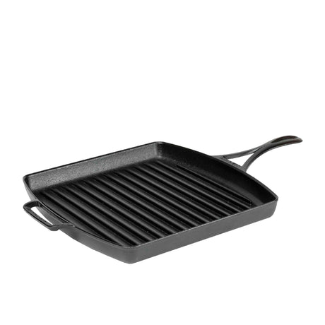 Lodge in Blacklock Triple Seasoned Cast Iron Square Grill Pan 30cm - Image 01