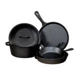 Lodge Logic Cast Iron 5 Piece Cookware Set - Image 01