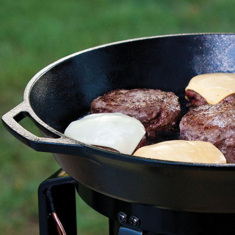 Lodge Cast Iron Skillet with Loop Handles 43cm - Image 02