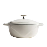 Lodge Enamel Cast Iron Cloud Nine Dutch Oven 37cm - 7L White - Image 01