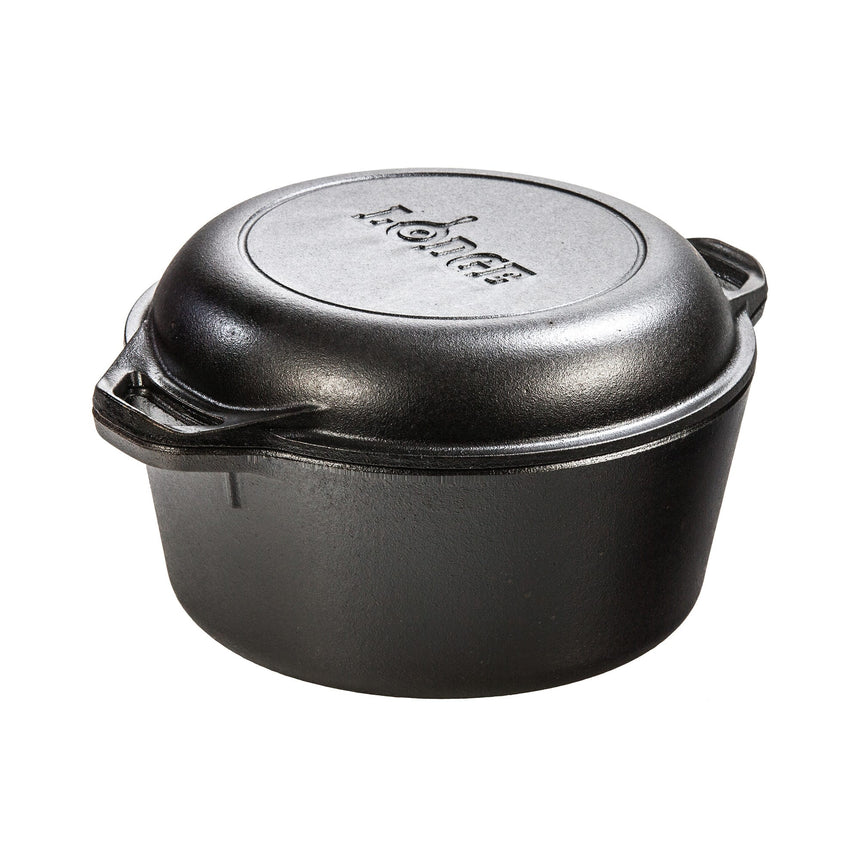 Lodge Cast Iron Double Dutch Oven 32cm - 4.7L - Image 01