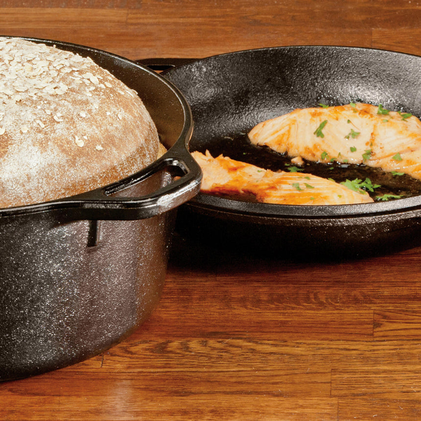 Lodge Cast Iron Double Dutch Oven 32cm - 4.7L - Image 03