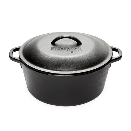 Lodge Cast Iron Dutch Oven with Loop Handles 37cm 6.6 Litre - Image 01