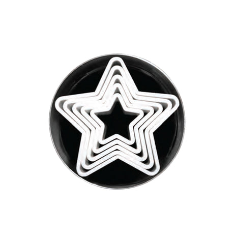 LOYAL Plastic Cutter Star Set of 5 - Image 01