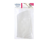 LOYAL Biodegradable Disposable Bags 46cm Clear Pack of 10 - Image 01