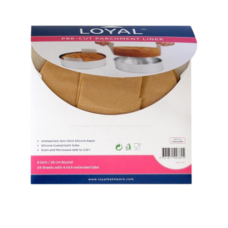 LOYAL Pre-Cut Paper with Tabs Round 20cm Pack of 24 - Image 02