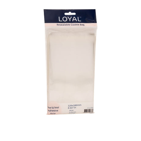 Loyal Resealable Cookie Bag 120x180mm 100 Pack - Image 01