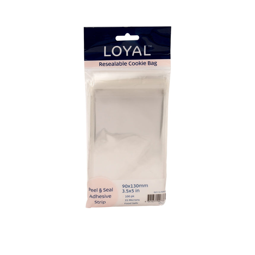 Loyal Resealable Cookie Bag 90x130mm 100 pack - Image 01