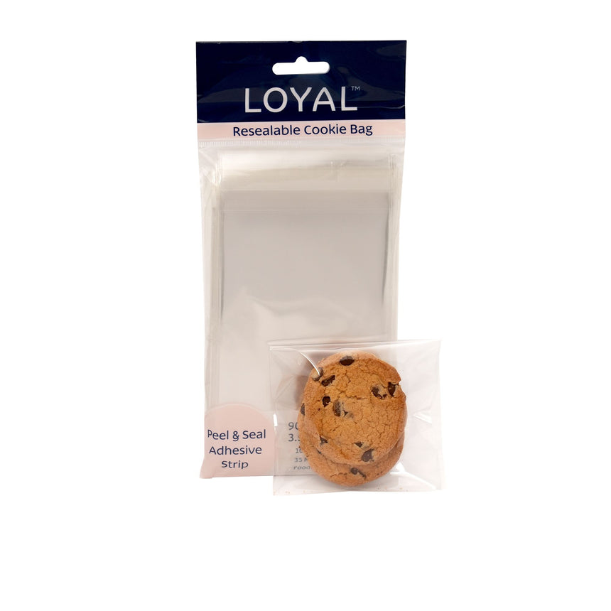 Loyal Resealable Cookie Bag 90x130mm 100 pack - Image 02