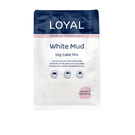 Loyal White Mud Cake Mix 1kg - Image 01