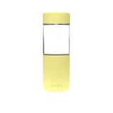 Luxey Cup Glass Coffee and Smoothie Cup 473ml (16oz) Sunshine Yellow - Image 01