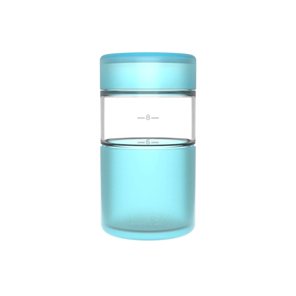 Luxey Cup OriginalLUX Glass Cup 355ml (12oz) Transparent Blue - Image 01