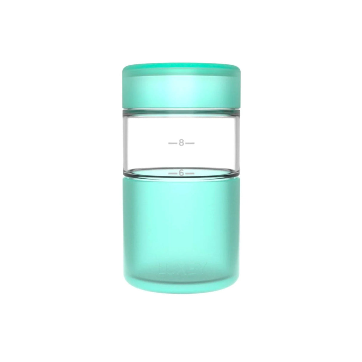 Luxey Cup OriginalLUX Glass Cup 355ml (12oz) Transparent Green - Image 01