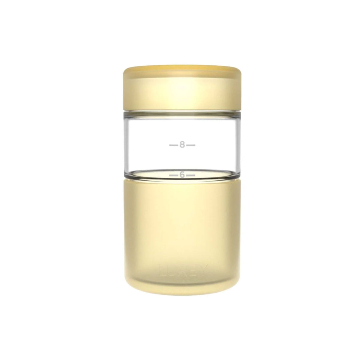 Luxey Cup OriginalLUX Glass Cup 355ml (12oz) Transparent Yellow - Image 01