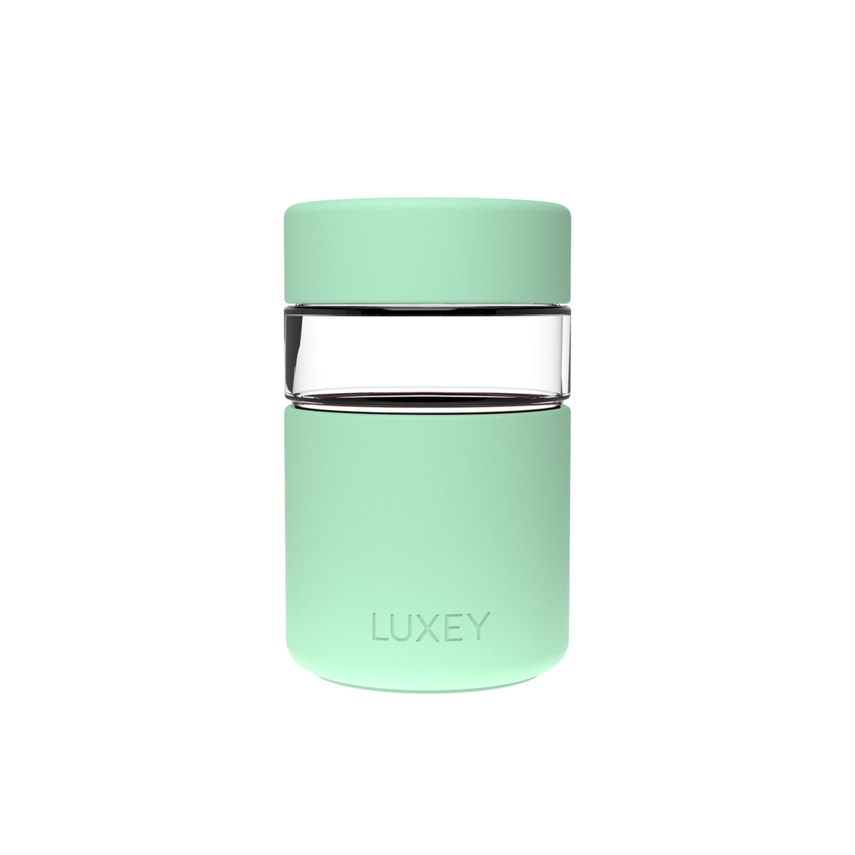 Luxey Cup RegularLUX Glass Coffee Cup 237ml (8oz) Gelato Green - Image 01